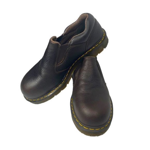 Dr. Martens Other - Dr. Martens Dunston Steel Toe Leather Slip On Slip Resistant Work Shoes Mens 10